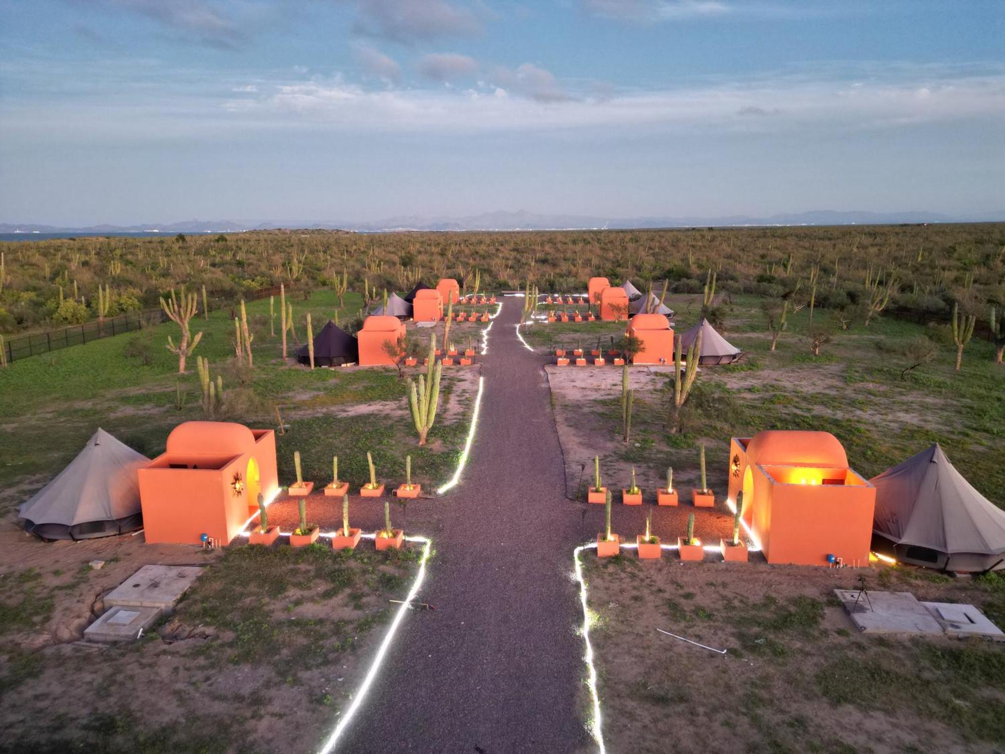 K Naj Community Glamping Hotell La Paz Exteriör bild